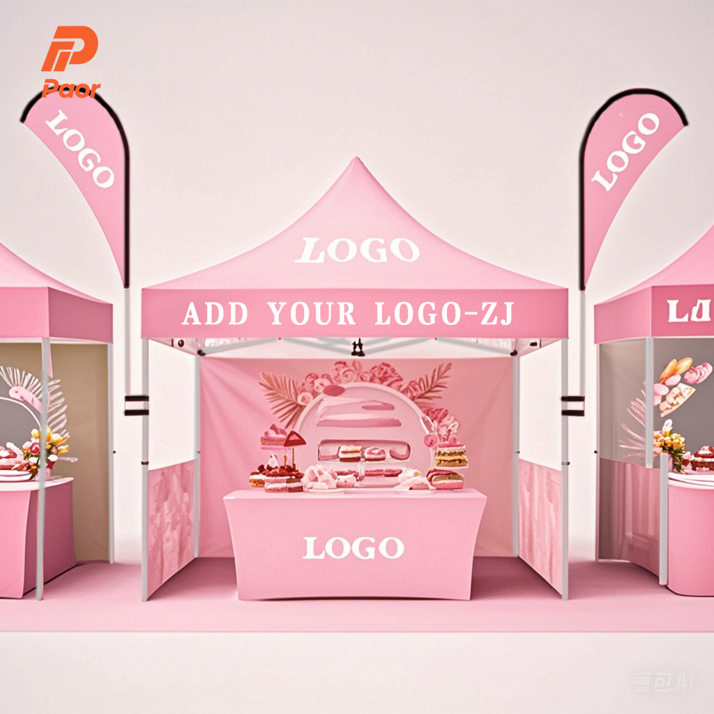 Commercial Printing & Graphics - Tenda Pameran Aluminium Cetak Kustom untuk