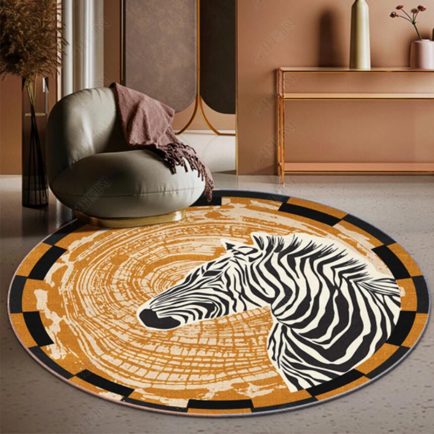 Commercial Fabric Printing - Karpet motif macan tutul Zebra Modern,