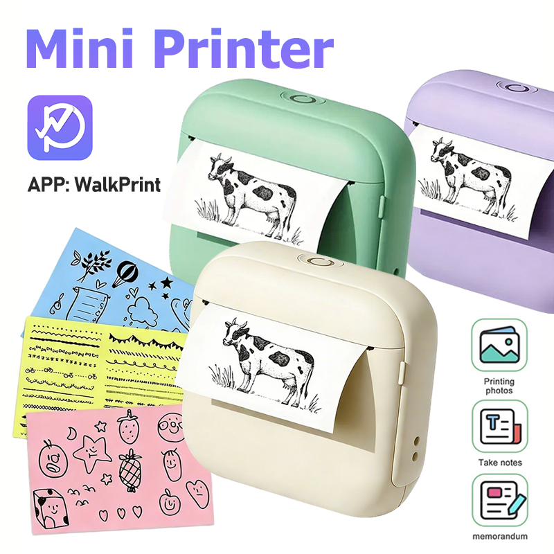 Commercial Photo Printer - X6 Mini Printer Portabel Tanpa Tinta