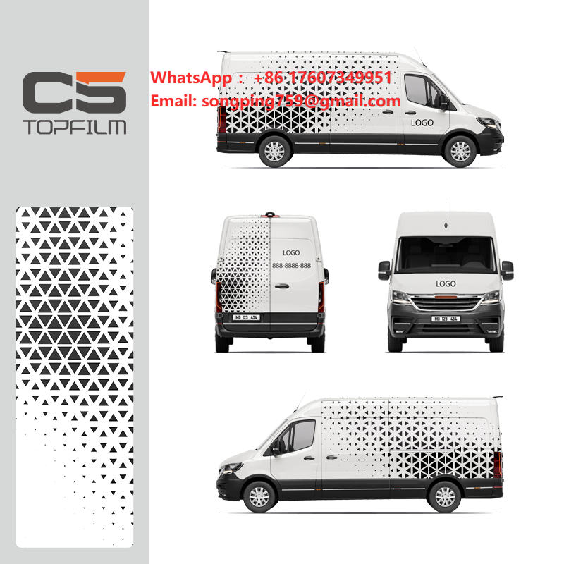 Commercial Printing & Graphics - Vinil Pembungkus Kendaraan Cetak Kustom Pola