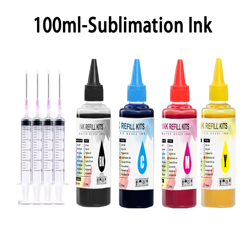 Sublimation Ink 100Ml - Tinta Sublimasi 100ml 4 Warna/Set untuk