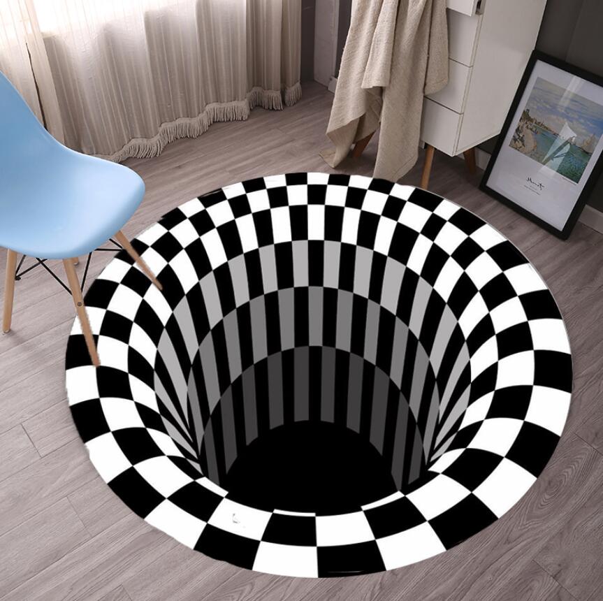Commercial Fabric Printing - Karpet kamar tidur geometris motif kotak