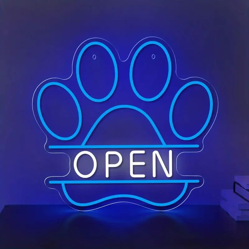 Commercial Printing Shop - Lampu Neon LED USB dapat diredupkan,