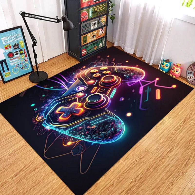 Commercial Printing & Graphics - Karpet Area Controller Game Neon Glow,