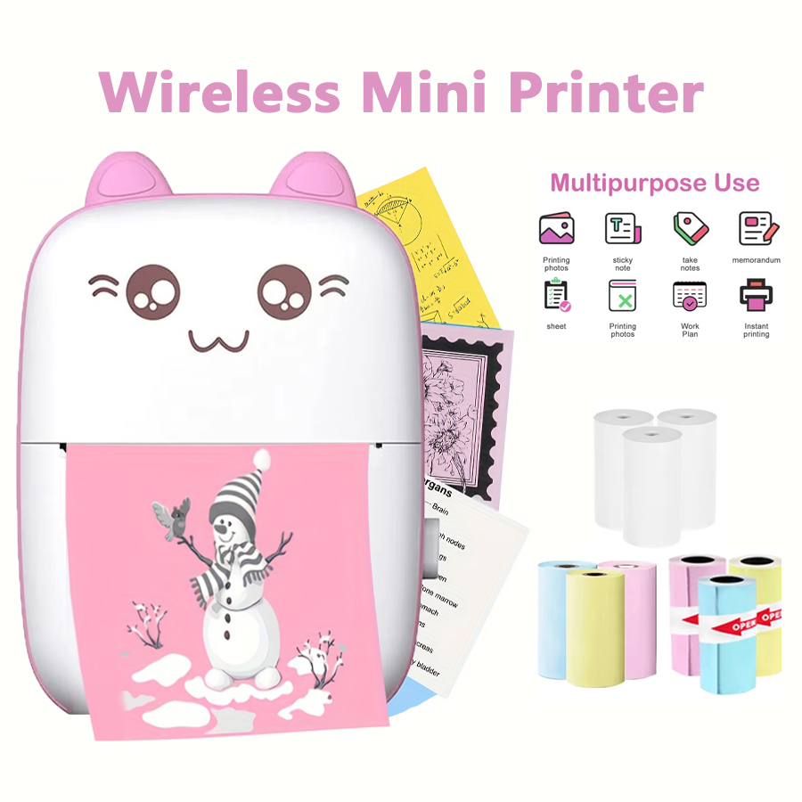 Printer Portabel Mini 58Mm Pri - Commercial Photo Printer ulasan dan harga