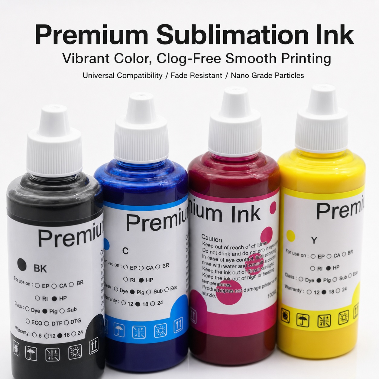 4 Warna/Set 100ML Tinta Sublim - Sublimation Ink 100Ml ulasan dan harga