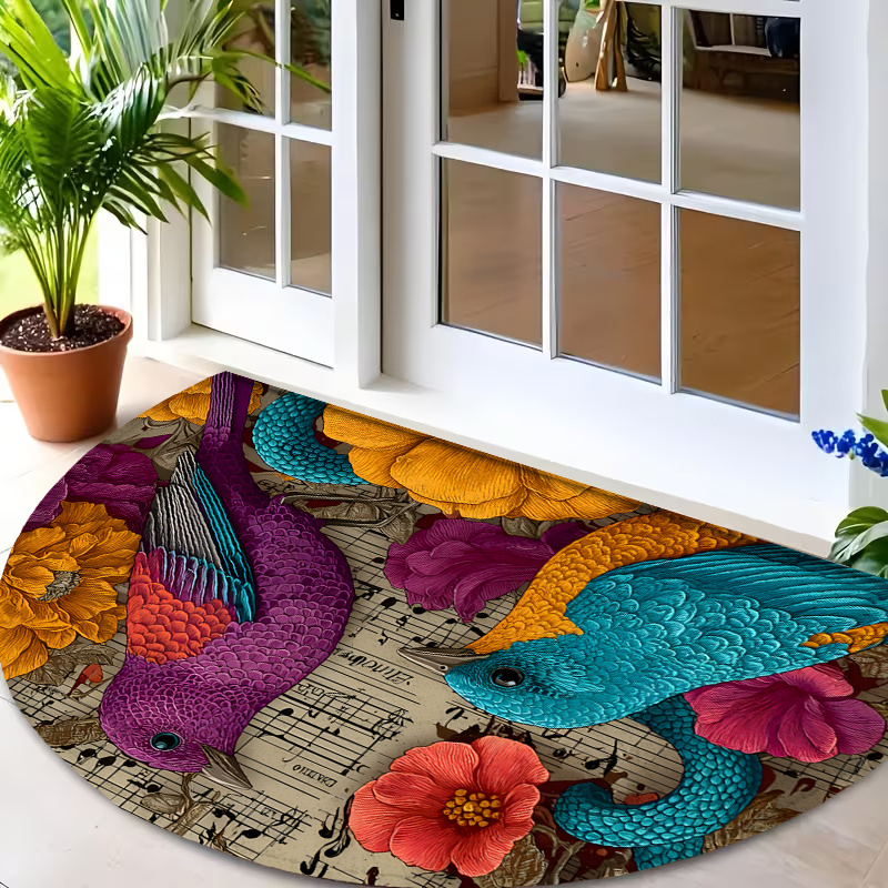 Karpet Pintu Masuk Bulat denga - Commercial Printing Shop ulasan dan harga