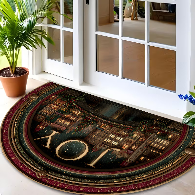 Karpet Pintu Masuk Bulat denga - Commercial Printing Shop ulasan dan harga